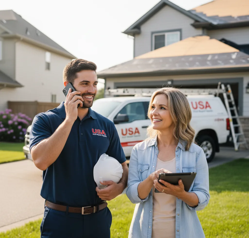 USA Roof Repair Experts customer support in Groton